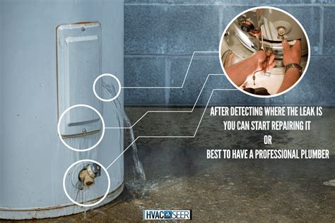 how to tell if water heater is leaking gas